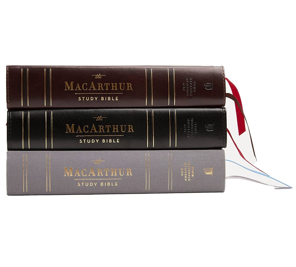 人文 NASB, MacArthur Study Bible, 2nd Edition NASB, MacArthur Study Bible, 2nd Edition, Leathersoft, Black